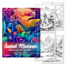 KOLOROWANKA DLA DOROSŁYCH I DZIECI 50 WZORÓW ANTYSTRESOWA KSIĄŻKA ŁADNA