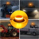 24-DIODOWA ОБОРОТНА ФАРА ПОПЕРЕДЖУВАЛЬНА Z MAGNESEM 10 V-30 V 12 V  фото 7
