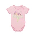 BODZIAK Z KRÓTKIM RĘKAWEM 92 LATO WIOSNA BAWEŁNADZIECIĘCY BODY DZIEWCZYNKA