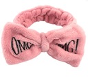 ОБОДКА ДЛЯ ВОЛОС КОСМЕТИЧЕСКИЙ БАНТ DIRTY PINK