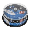 HP CD-R 25 шт. 700 МБ для архивирования