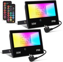 ГАЛОГЕННЫЕ СВЕТОДИОДЫ RGB FLIGHT 2 PACK 35W IP66 + ПУЛЬТЫ ДИСТАНЦИОННОГО УПРАВЛЕНИЯ