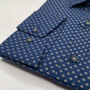 Regular-fit elegantná vizitková pánska košeľa s lycrou s dlhým rukávom Kolekcia Eleganckie & casual (na co dzień)