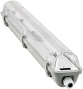Герметичный светодиодный светильник 1х60см с металлическим листом Светодиодный светильник для гаража с люминесцентными лампами