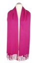 491 ЭЛЕГАНТНЫЙ ШАРФ СТРОЙНО-РОЗОВЫЙ КАШЕМИР
