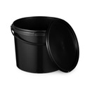 ЧЕРНОЕ ПЛАСТИКОВОЕ ВЕДРО С КРЫШКОЙ 10 Л СЕРТИФИКАТ!