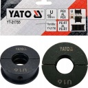 ЗАПАСНАЯ МАТРИЦА YATO ДЛЯ ОБЖИМНЫХ ИНСТРУМЕНТОВ U16 YT-21750