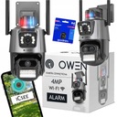 ДВОЙНАЯ НАРУЖНАЯ КАМЕРА, ПОВОРОТНАЯ НА 270 ГРАДУСОВ, 4 МП ЗУМ, Wi-Fi, 2 объектива