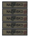 ИМЯ военное наименование для униформы WZ2010 US-21 х 5 шт.