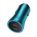 Автомобильное зарядное устройство Baseus Golden Contactor Pro, 2x USB-C, 40 Вт, синее (C