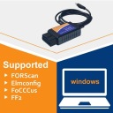 ІНТЕРФЕЙС FORD FORSCAN DIAGNOSTYKA КОДУВАННЯ ЯЗИК ELM 327 HS/MS CAN  (18765623397) фото min 11