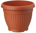 Крышка для вазона Dona 14 Форма Пластик - Терракота