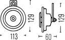 KLAKSÓN 3BA 002 768-201 HELLA Výrobca dielov Hella