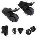 2 шт. УНИВЕРСАЛЬНЫЕ КОЛЕСА ПВХ КОЛЕСА ДЛЯ ЧЕМОДАНА АКСЕССУАРЫ ДЛЯ РЕМОНТА ЧЕМОДАНА