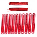 10 PIEZAS FARO LUZ DE POSICIÓN 9 DIODO LUMINOSO LED 12V 24V ROJO 