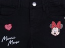 Czarne spodnie jeansowe Myszka Minnie 110 cm Marka Disney