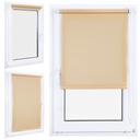 ROLETA ZACIEMNIAJĄCA 41X150 CM GŁADKA WEWNĘTRZNA Z PROWADNICAMI NA WYMIAR