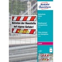 Фольга для наружных работ А4 Avery Zweckform 3487, 210х97мм, 100 листов.
