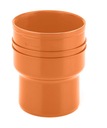 Трапер Ø110/124 без уплотнения - оранжевый