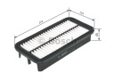 FILTRE AIR HYUNDAI GETZ 1.5 CRDI 05.2003-08.2photo 13