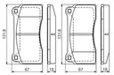 TRINKELĖS STABDŽIŲ FERRARI F40 F50 JAGUAR XJ XK XK 8 nuotrauka 2