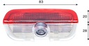 Светодиодный проектор логотипа Volkswagen HD+ Premium VW Passat B6 B7 B8, дверной фонарь