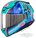 ШОЛОМ SHOEI NXR 2 HATSUNE MIKU TC-4 ROZM.M  (18045959166) фото min 8