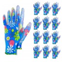 САДОВЫЕ ПЕРЧАТКИ ЖЕНСКИЕ РАЗНОЦВЕТНЫЕ ПЕРЧАТКИ 9 Л 12 ПАР