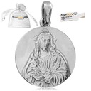 ДВУСТОРОННЯЯ МЕДАЛЬ СКАПЛЕР, СЕРЕБРО 925 ПРОБЫ, КРУГЛАЯ