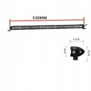 FARO EN FUNCIONAMIENTO DE LARGO ALCANCE - DIODO LUMINOSO LED BAR - 50CM 180W 