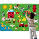 Educational board FELT MAT SET OF FELT FARM BOARDS
