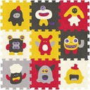 DUŻE PUZZLE PIANKOWE MATA PODŁOGA SŁODKIE POTWORY