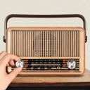 ПОРТАТИВНОЕ РАДИО BLUETOOTH С БАТАРЕЕЙ POWERBANK В ВИНТАЖНОМ СТИЛЕ В НАСТОЯЩЕМ РЕТРО