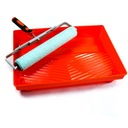 НАБОР ПОКРАСКИ БЕЗКАПАТЕЛЬНЫЙ ВАЛИК ДЛЯ ПОКРАСКИ СТЕН И ПОТОЛКОВ ПОДДОН 40 СМ С РУЧКОЙ