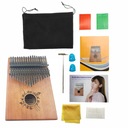 ПОРТАТИВНОЕ ПИАНИНО JEREMI W-17T-5 TATTOO KALIMBA 17-TONE МАХАГОНИ ZANZA MBIRA