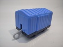 Крытый грузовой вагон синий Trackmaster