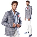 МУЖСКОЙ СЛУЧАЙНЫЙ ПИДЖАК В КЛЕТКУ DSTREET размера. С