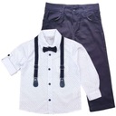 ЭЛЕГАНТНЫЙ КОСТЮМ ИЗ 4-Х ПРЕДМЕТОВ С ГАЛСТКОМ-БАБОЧКОЙ 116 СМ