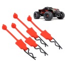 4 ШТУК RC CAR CLIPS PINS UNIVERSAL SHELL BOLT LATCH CAR SHELL ACCESSORY RED  фото 8