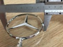 CAPOTS CELOWNIK ARGENTÉE 75MM 44MM VERS MERCEDES W213 W222 W221 W212 W211 W204photo 9