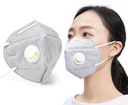АНТИВИРУСНАЯ МАСКА ПРОТИВ СМОГА KN95 С ФИЛЬТРОМ FFP2
