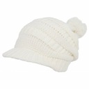 W75A ВЯЗАННАЯ ШАПКА С КЛЮСОМ И ПОМПОМ