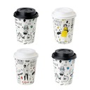 КОФЕЙНЫЕ БУМАЖНЫЕ КРУЖКИ 300мл, 100 шт + КРЫШКА