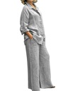 Женский льняной комплект, элегантная рубашка и брюки, удобно носить