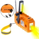 ПОРТАТИВНЫЙ РАДИО МНОГОФУНКЦИОНАЛЬНЫЙ ФОНАРИК С РУКОЯТКОЙ SOLAR AD1197