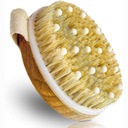 Щетка 2в1 для массажа и мытья, натуральная щетина.