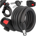 ВЕЛОСИПЕДНЫЙ ЗАМОК ЗАМОК ВЕЛОСИПЕДНЫЙ ТРОС БЕЗОПАСНОСТИ ЦЕПЬ ЗАМКА