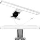 СВЕТОДИОДНЫЙ НАСТЕННЫЙ СВЕТИЛЬНИК ДЛЯ ВАННОЙ ХРОМИРОВАННАЯ ЛАМПА ДЛЯ ЗЕРКАЛЬНОГО ШКАФА 2в1