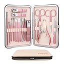 PROFESJONALNY ZESTAW PEDICURE | MANICURE |18 NARZĘDZI |PIELĘGNACJI PAZNOKCI