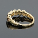 Zlatý prsteň so šampanskými diamantmi 0.40ct 9K Prevažujúcy materiál zlato